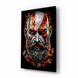 Kratos Glass Wall Art || Designer Collection