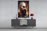 Kratos Glass Wall Art || Designer Collection