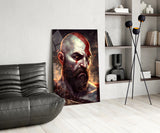 Kratos Glass Wall Art || Designer Collection