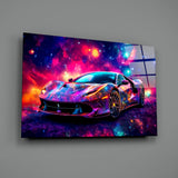 Ferrari Glass Wall Art || Designer Collection