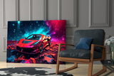 Ferrari Glass Wall Art || Designer Collection