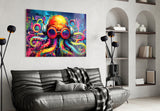 Octopus Glass Wall Art || Designer Collection