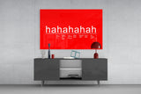 Laughter Analysis Glass Wall Art || Designer Collection