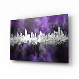 City Silhouette  Glass Wall Art || Designer Collection