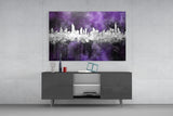 City Silhouette  Glass Wall Art || Designer Collection