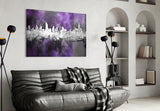 City Silhouette  Glass Wall Art || Designer Collection