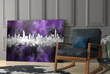 City Silhouette  Glass Wall Art || Designer Collection