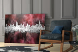 City Silhouette Glass Wall Art || Designer Collection