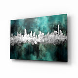 City Silhouette Glass Wall Art || Designer Collection