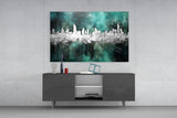 City Silhouette Glass Wall Art || Designer Collection