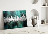 City Silhouette Glass Wall Art || Designer Collection