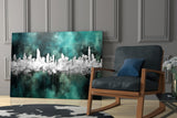 City Silhouette Glass Wall Art || Designer Collection