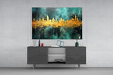 City Silhouette Glass Wall Art || Designer Collection