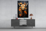 Deer Glass Wall Art || Designer Collection