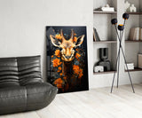 Deer Glass Wall Art || Designer Collection