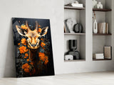 Deer Glass Wall Art || Designer Collection