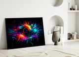 Colourful Hole Glass Wall Art || Designer Collection