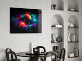 Colourful Hole Glass Wall Art || Designer Collection