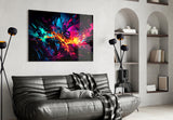 Colour Bang Glass Wall Art || Designer Collection