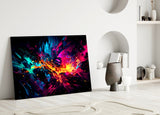 Colour Bang Glass Wall Art || Designer Collection