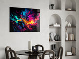 Colour Bang Glass Wall Art || Designer Collection