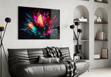 Colour Explosion Glass Wall Art || Designer Collection