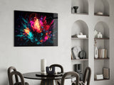 Colour Explosion Glass Wall Art || Designer Collection