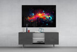 Colours of Space Glass Wall Art || Designer Collection