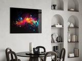 Colours of Space Glass Wall Art || Designer Collection