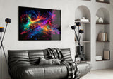 Colours of Space Glass Wall Art || Designer Collection