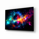 Colours of Space Glass Wall Art || Designer Collection