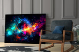 Colours of Space Glass Wall Art || Designer Collection