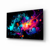 Colours of Space Glass Wall Art || Designer Collection