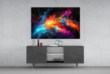 Colours of Space Glass Wall Art || Designer Collection