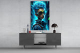 Cyberpunk Glass Wall Art || Designer Collection