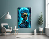 Cyberpunk Glass Wall Art || Designer Collection