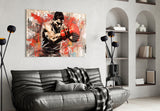 Boxing Glass Wall Art || Designer Collection