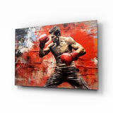 Boxing || Collection de créateurs Impression Sur Verre