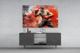 Boxing Glass Wall Art || Designer Collection