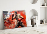 Boxing Glass Wall Art || Designer Collection