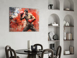 Boxing Glass Wall Art || Designer Collection