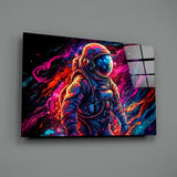 Astronaut Glass Wall Art || Designer Collection