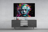 Einstein Glass Wall Art || Designer Collection