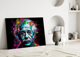 Einstein Glass Wall Art || Designer Collection