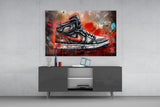 Sneakers Glass Wall Art || Designer Collection