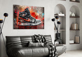 Sneakers Glass Wall Art || Designer Collection