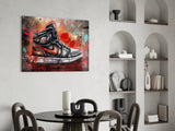 Sneakers Glass Wall Art || Designer Collection