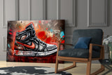 Sneakers Glass Wall Art || Designer Collection