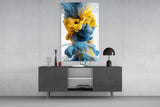 Colour Explosion Glass Wall Art || Designer Collection