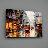 Tram Glass Wall Art || Designer Collection